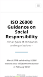 Mobile Screenshot of iso26000.info